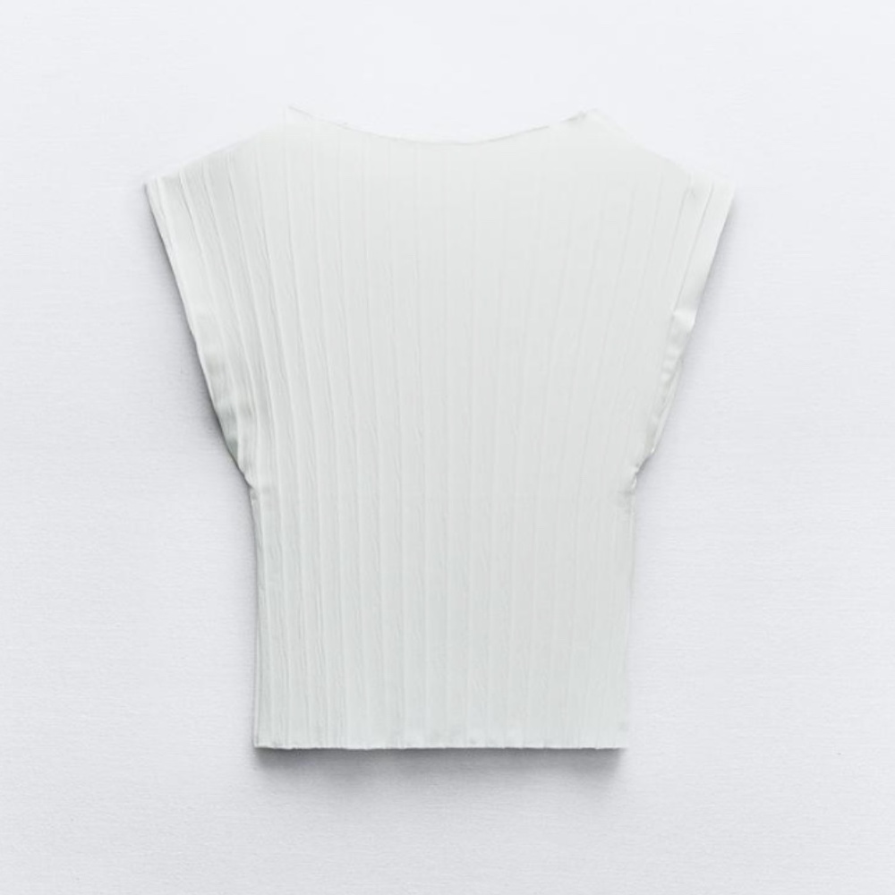 Zara Pleated Light Weight Top Sz S